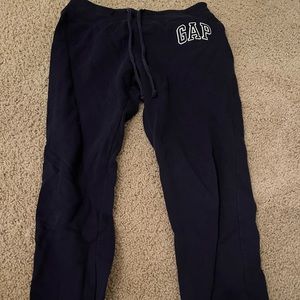 Navy Gap sweatpants with drawstring waist